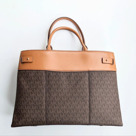 MICHAEL KORS Gramercy Large Logo Satchel - Picture 2 of 13